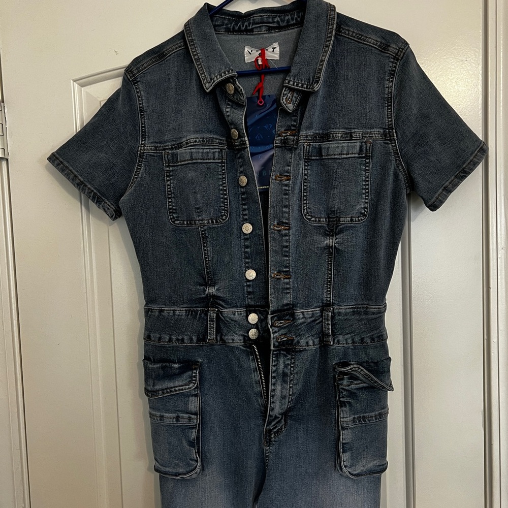 Denim Jumpsuit - Picture 2 of 4